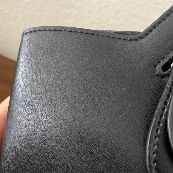 Black Sheepskin Leather Mini DOLL Tote Satchel Crossbody Purse Basket Bag B5 - Picture 11 of 11